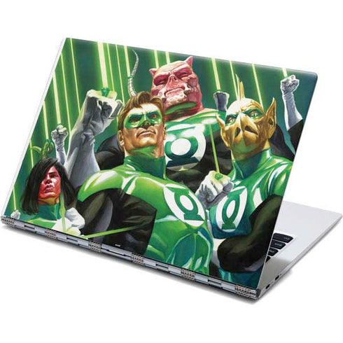 DC Comics Green Lantern Corps Team Art by Alex Ross Yoga 910 2-in-1 14in Touch-Screen Skin
